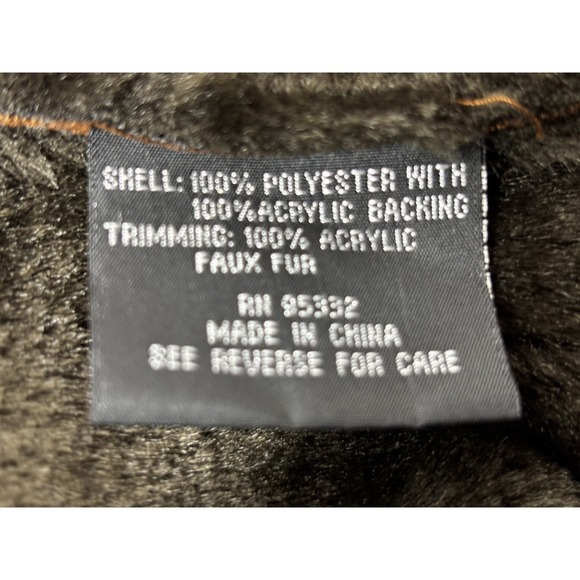 Regent Park Faux Suede Fur Vest XL Brown Boho Western Cozy Layering - Picture 8 of 9